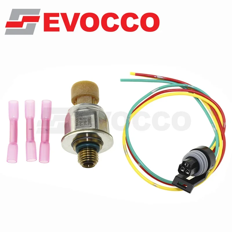 Original Injection Control Pressure ICP Sensor 1845428C92 3PP6-12 For Ford 6.0L Powerstroke 04-07 W/ Pigtail Connector Plug Kit