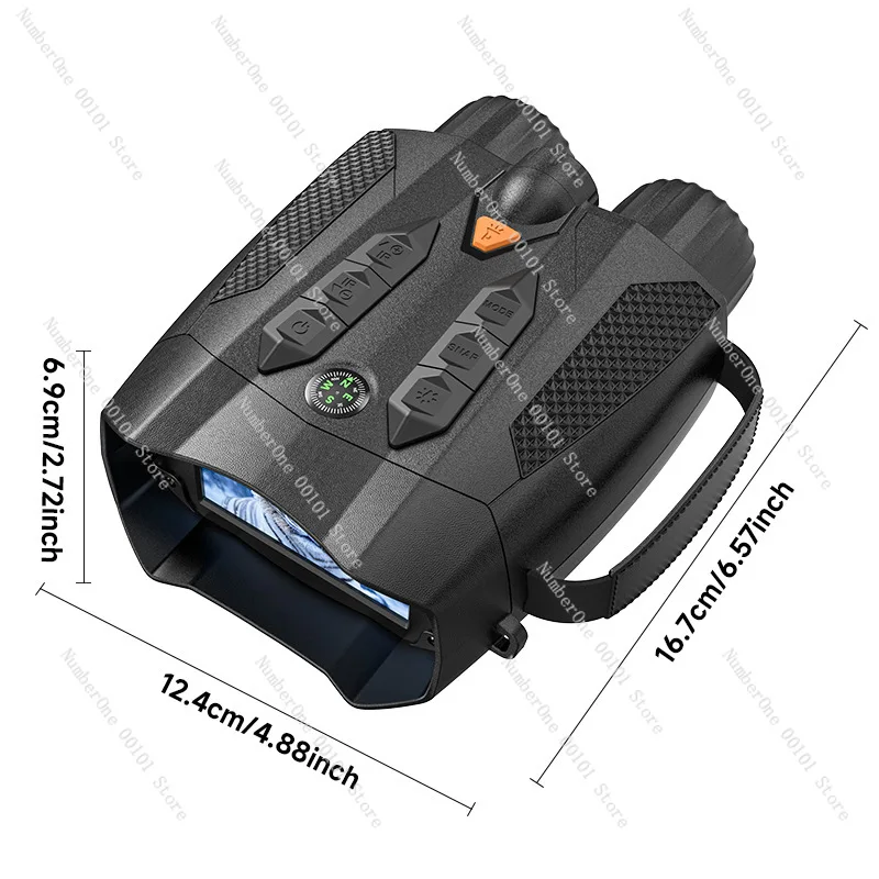 

2025 New Model 5000mAh 48.0million Low Light Full Color Full Black 800m Outdoor HD Infrared Night Vision Device