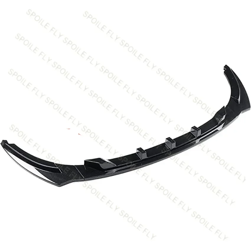 For Volkswagen VW Golf 5 MK5 GTI 2004 To 2009 GT Replacement Front Bumper Lip Spoiler Glossy Black Or Carbon Fiber Look Body Kit