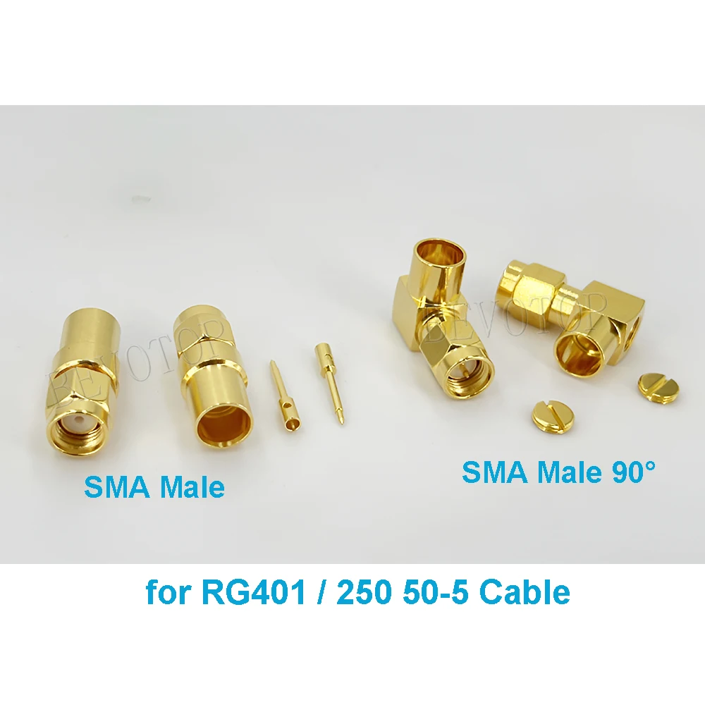 1PCS SMA-JB5 SMA Male welding RG401 670-250 Semi-flexible -5 Cable Connector