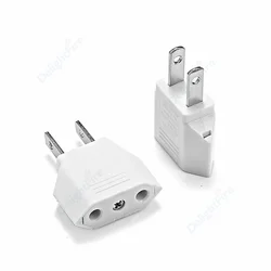 Adaptador de enchufe eléctrico de EE. UU., enchufe de EE. UU. a UE, adaptador de viaje americano, Japón, China, convertidor de adaptador de corriente europeo de UE a EE. UU.