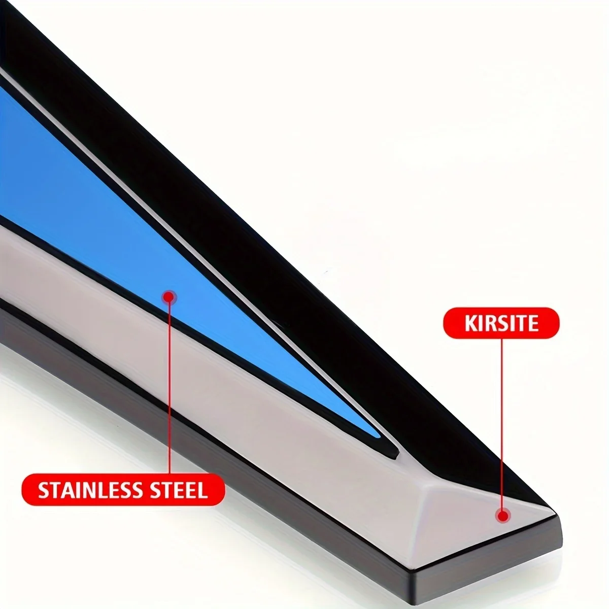 2 Stück Auto Universal modifizierte Metall 3D-Klinge Blatt Panel Seiten etikett dekorative Aufkleber, kreativ und cool