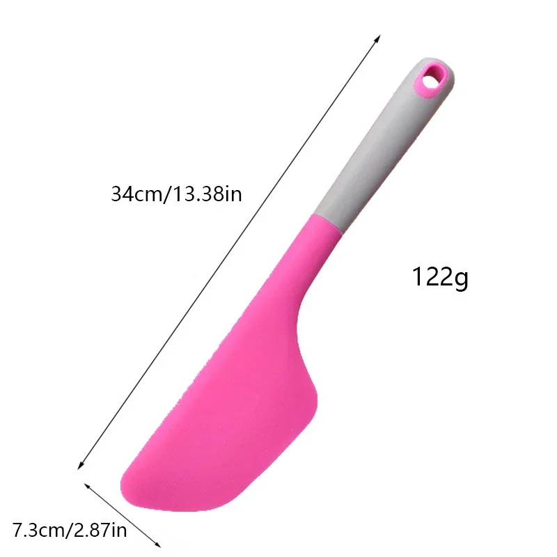 Extra Large Silicone Cream Baking Scraper 34cm Non-Stick Butter Spatula Smoother Spreader Heat Resistant Cookie Pastry Scraper
