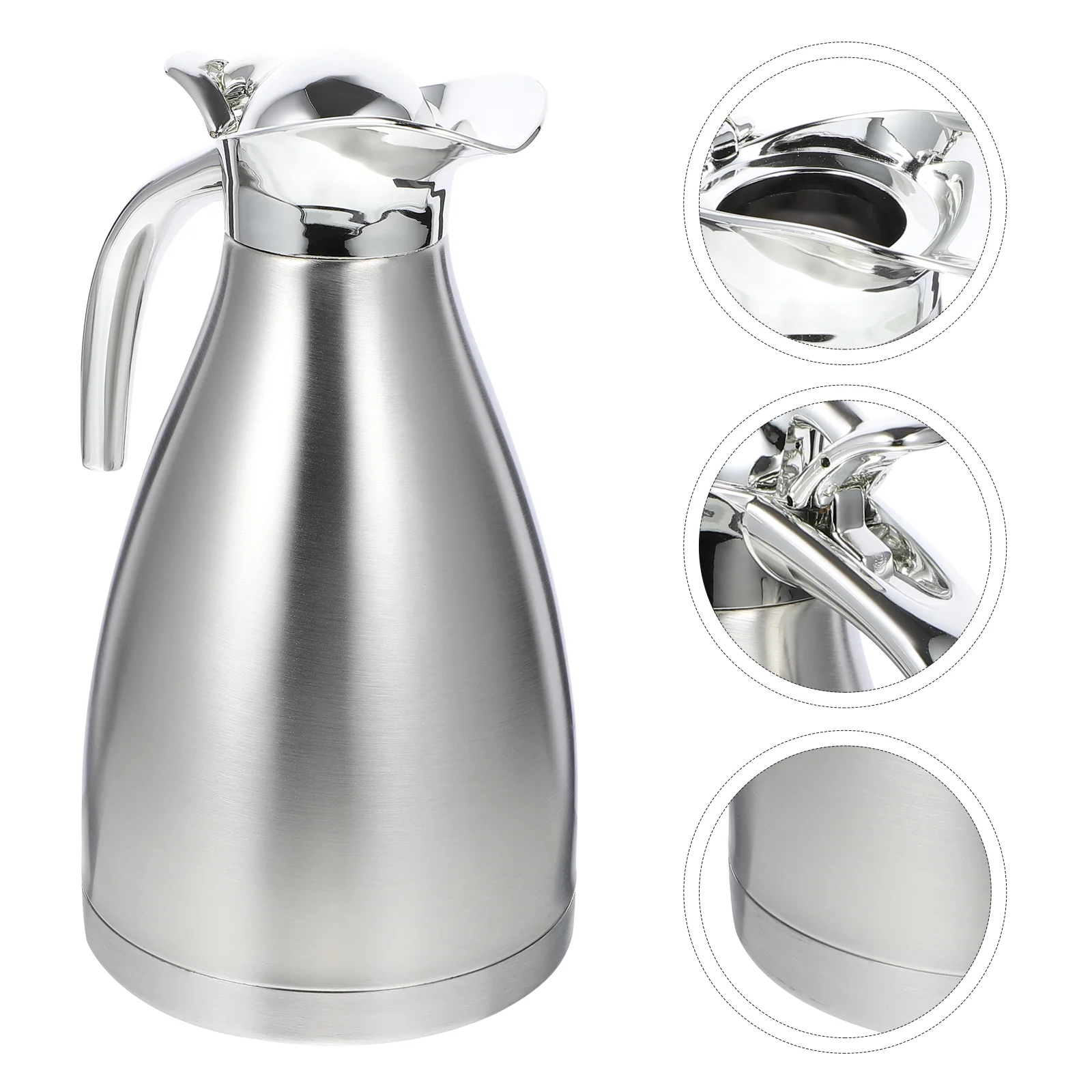 Stainless Steel Bottle Thermal Insulated Water Kettle Vacuum Pot Portable Coffee Maker Camping Jug