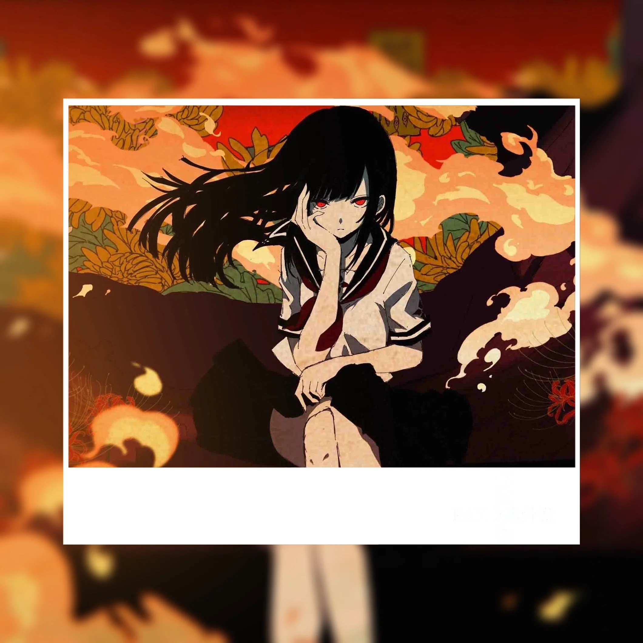 Hell girl e-sports FPS tempered glass mouse pad (copy)