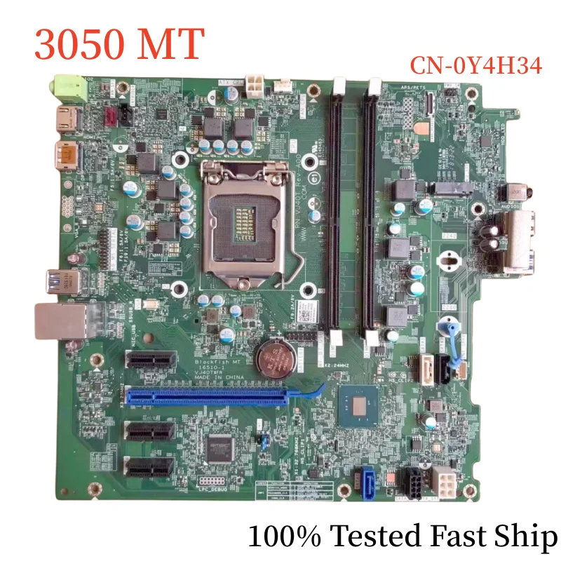 

CN-0Y4H34 For DELL OptiPlex 3050 MT Desktop Motherboard 16510-1 0Y4H34 Y4H34 LGA1151 DDR4 Mainboard 100% Tested Fast Ship