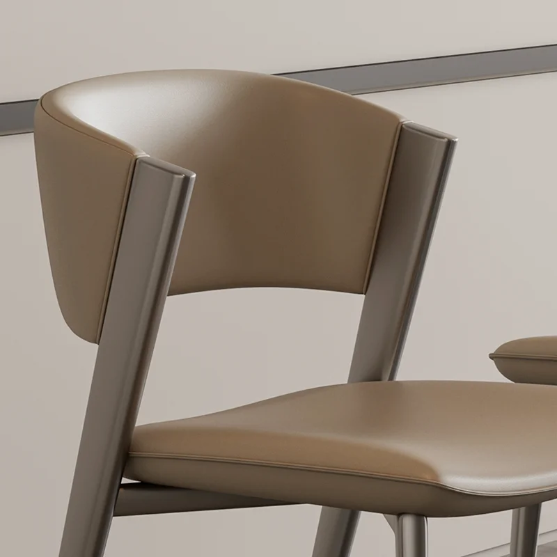 

Nordic Dining Chairs Modern Leather Designer Gaming Mid Century Chaise Lounge Mobile Sillas Para Sala De Estar Kitchen Furniture