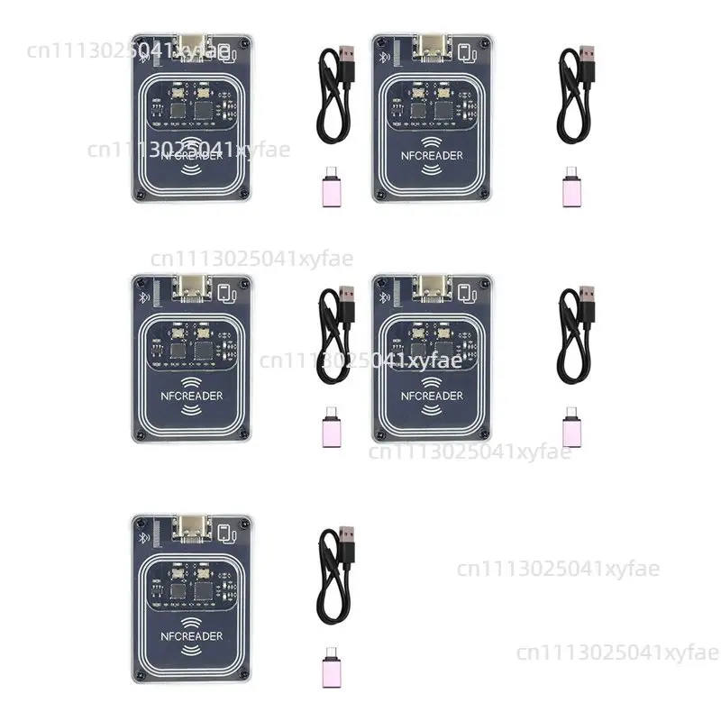 5X NFC RFID Bluetooth Wireless Module IC Card Reader Writer Emulator Minicopy With Type-C Interface