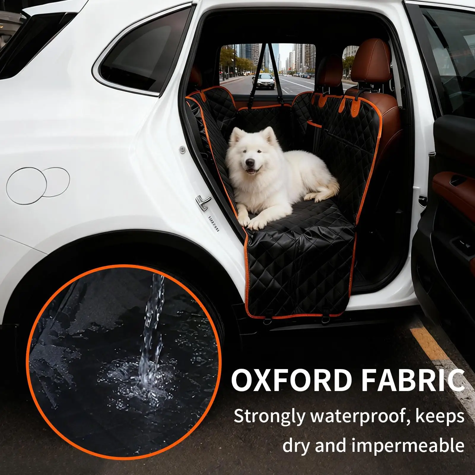 

Backseat Pet Mat Anti-Slip Foldable Comfortable Auto Pet Blanket Dog Seat Cover Car Protector For Vehicle SUV Truck Travel