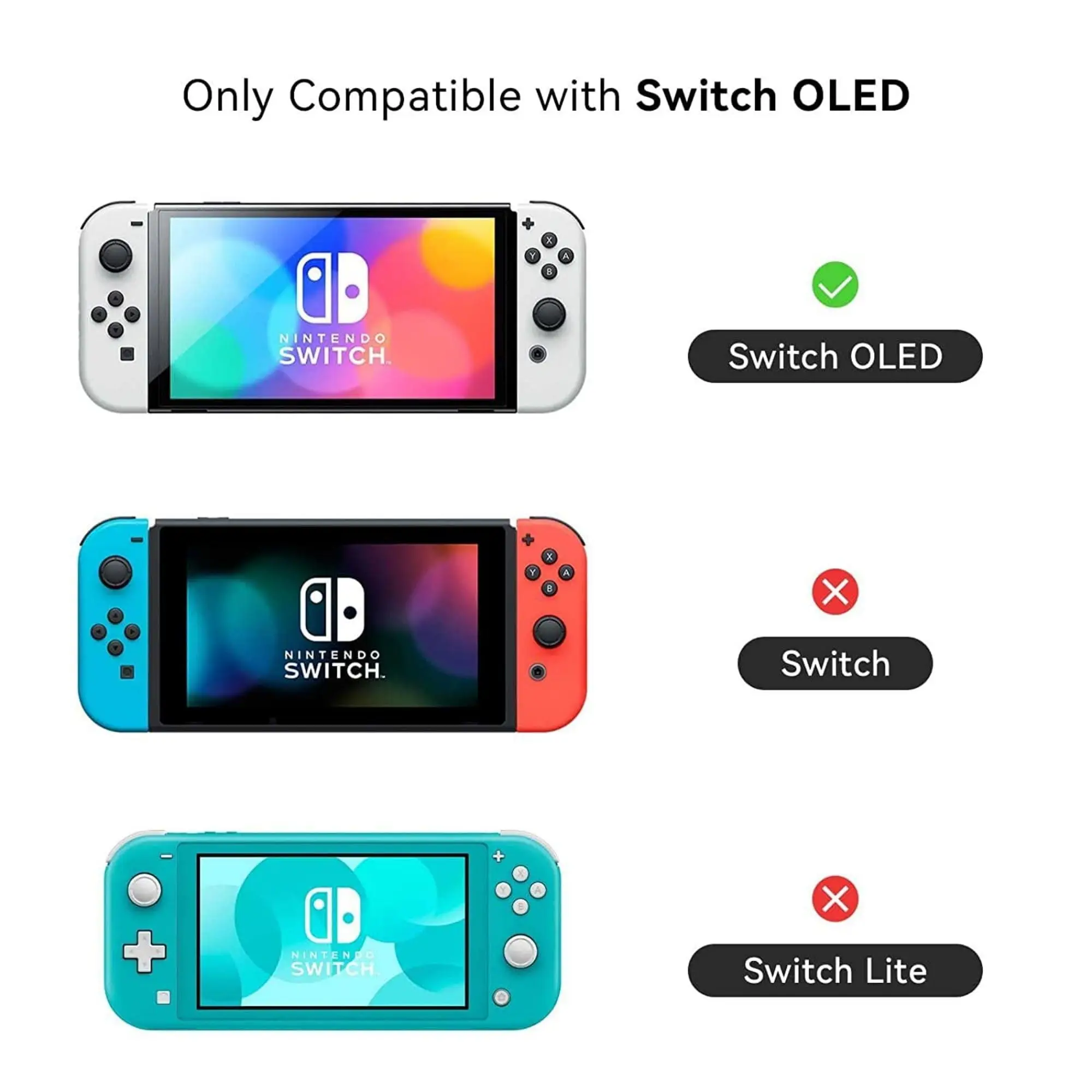 Obudowa ochronna Pink Star Wings kompatybilna z Nintendo Switch OLED i Joy Con, 9 rodzajów pięknych etui OLED