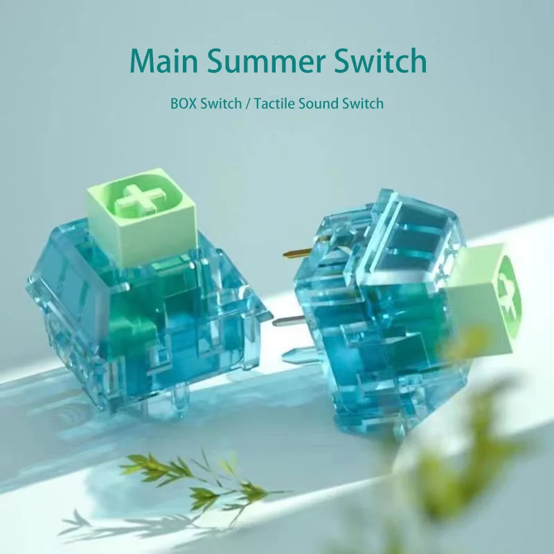 Kailh Summer Tactile Sound Switch Box Structure Factory Lubed for Mechanical Keyboard Replaceable Gateron Cherry MX Keyswitch