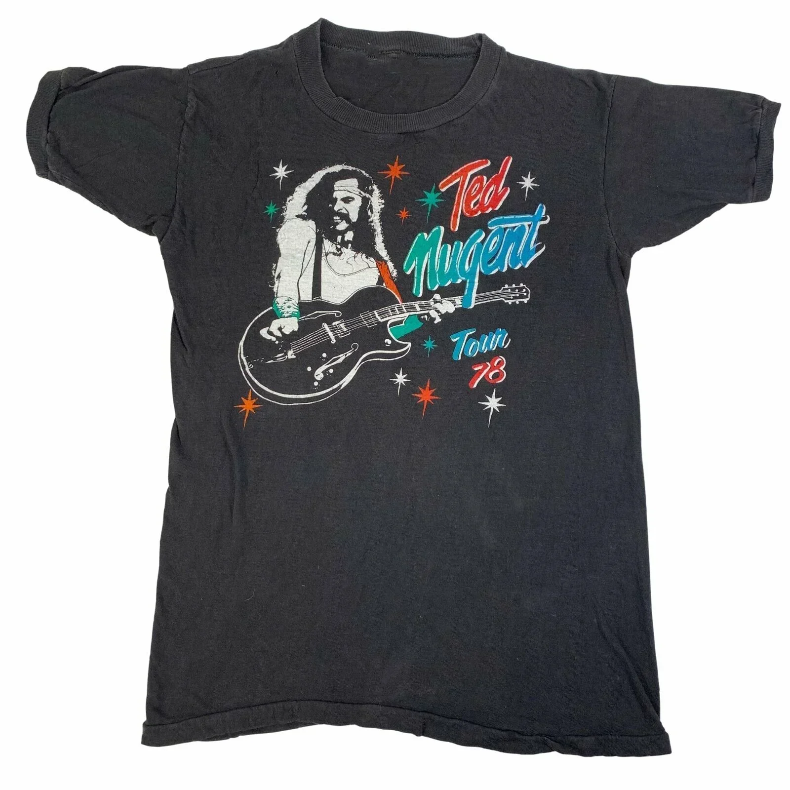 Ted Nugent Tour 1978 T-Shirt Alice Cooper Kiss T-shirt S-4XL HN1207