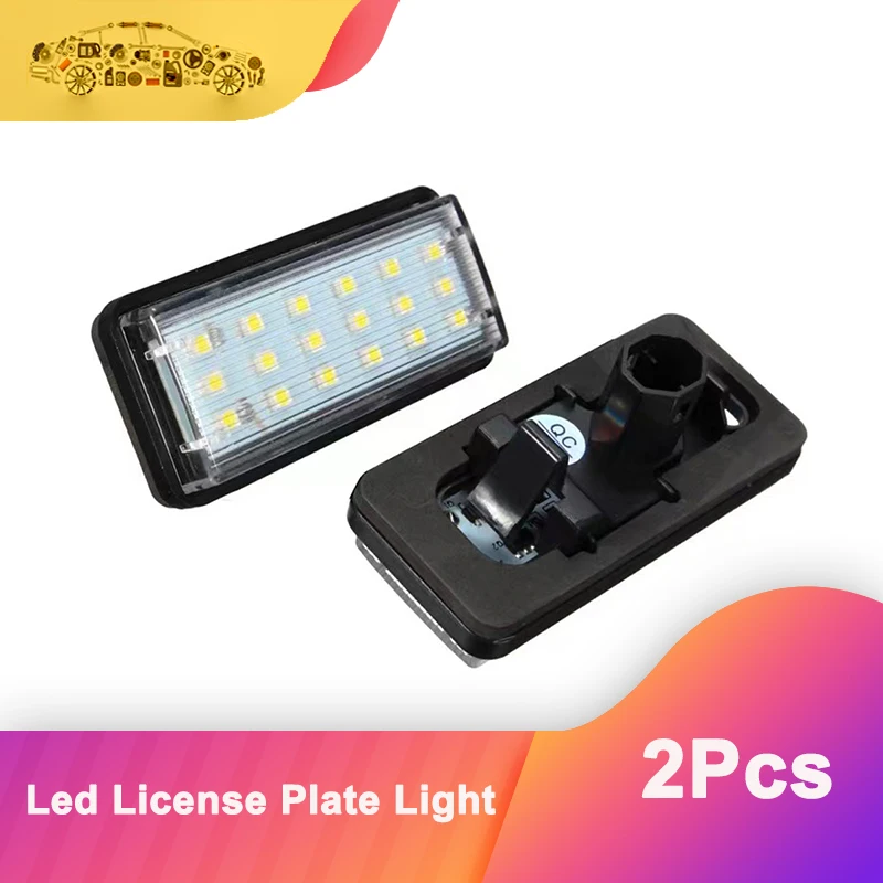 

2pcs Error Free LED Car Number License Plate Light For Toyota Land Cruiser 120 Land Cruiser 200 Prado 200 for Lexus LX470 GX470