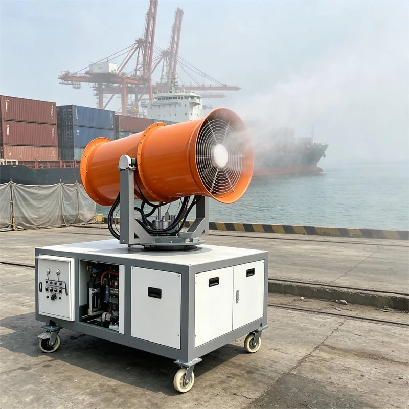 Factory Supply Fog Cannon For Industrial Mining Dust Suppression Water Mist Cannon With Misting System Mist Cannon Machine
