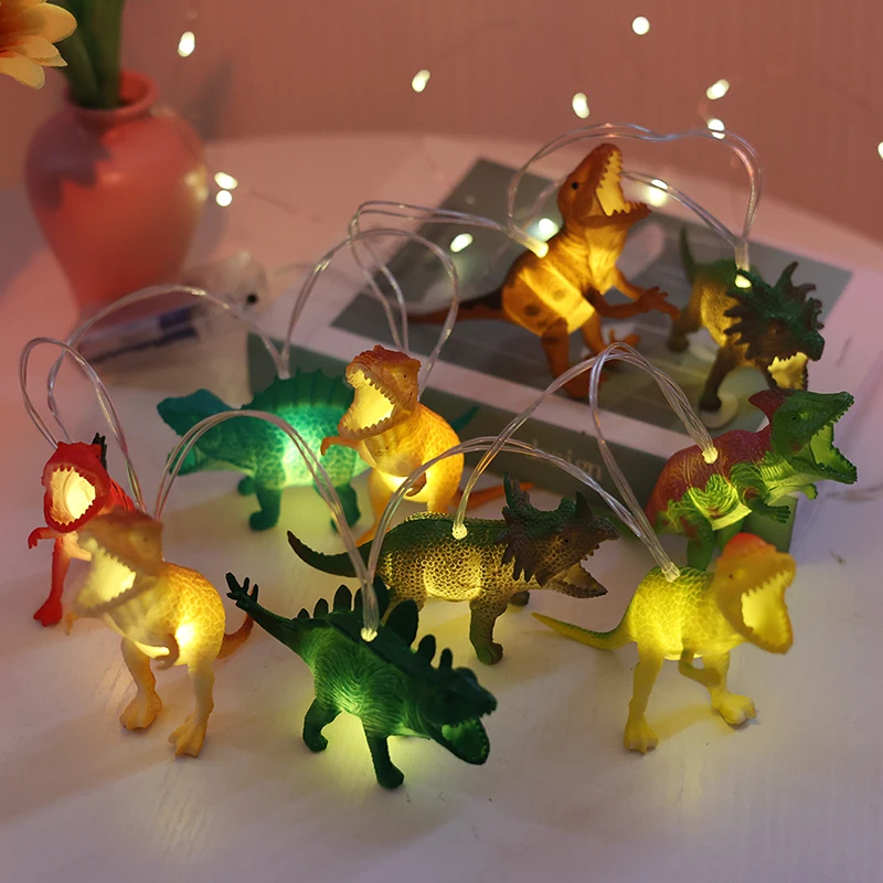 LED dinosaur light string animal shaped children's cartoon decorative light