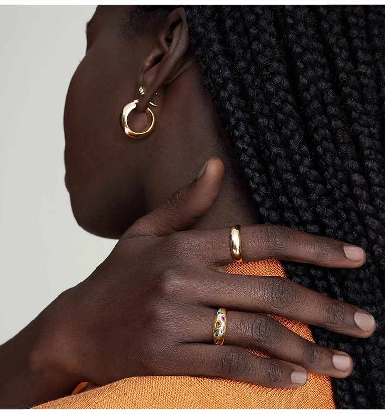 925 Sterling Silber Original-Zertifikat Zirkon-Ring für Damen Luxuriöser Edel-Schmuck Zierliches Mehrfarbiges Edelsteinband Mädchengeschenke – Detail 7