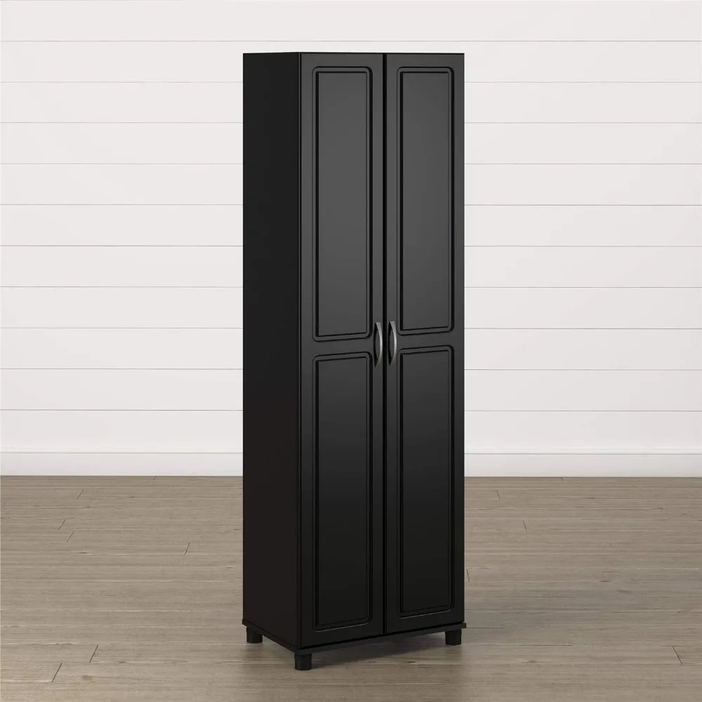 SystemBuild Evolution Kendall 24" Utility Storage Cabinet - Black