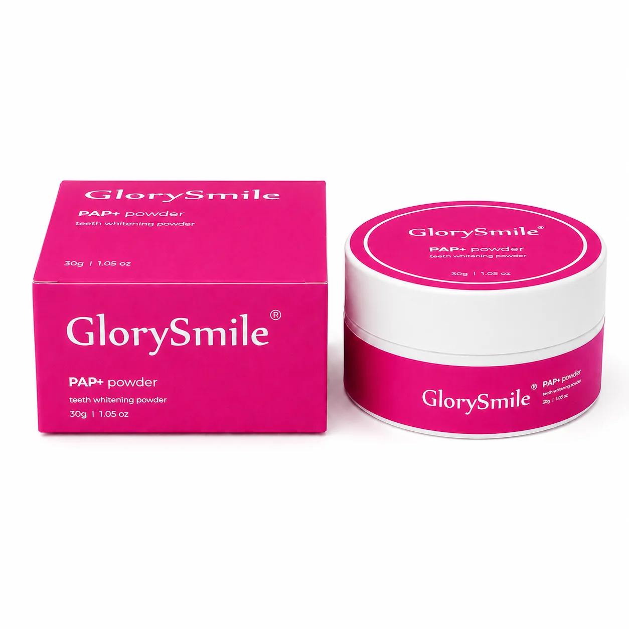 Teeth Whitening With Peroxide - ผงฟอกสีฟัน PAP ผสมไฮดรอกซีอะพาไทต์และปาเปน ปราศจากสารเปอร์ออกไซด์ ไม่ทำให้ฟันเสียดสีมากเกินไป เหมาะสำหรับผู้ที่มีฟันที่บอบบาง