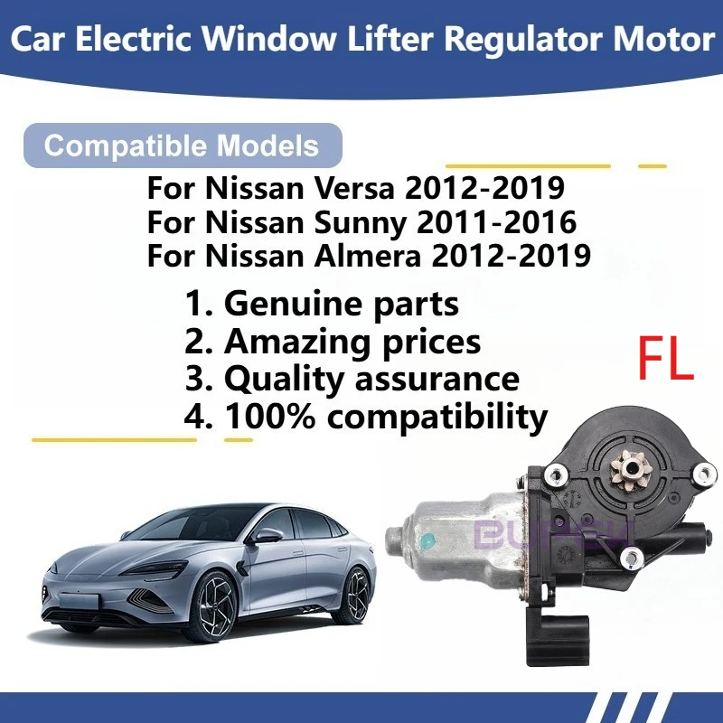 

For Nissan Versa 2012-2019/Sunny 2011-2016/Almera 2012-2019 Car Electric Window Lifter Regulator Motor Original Parts