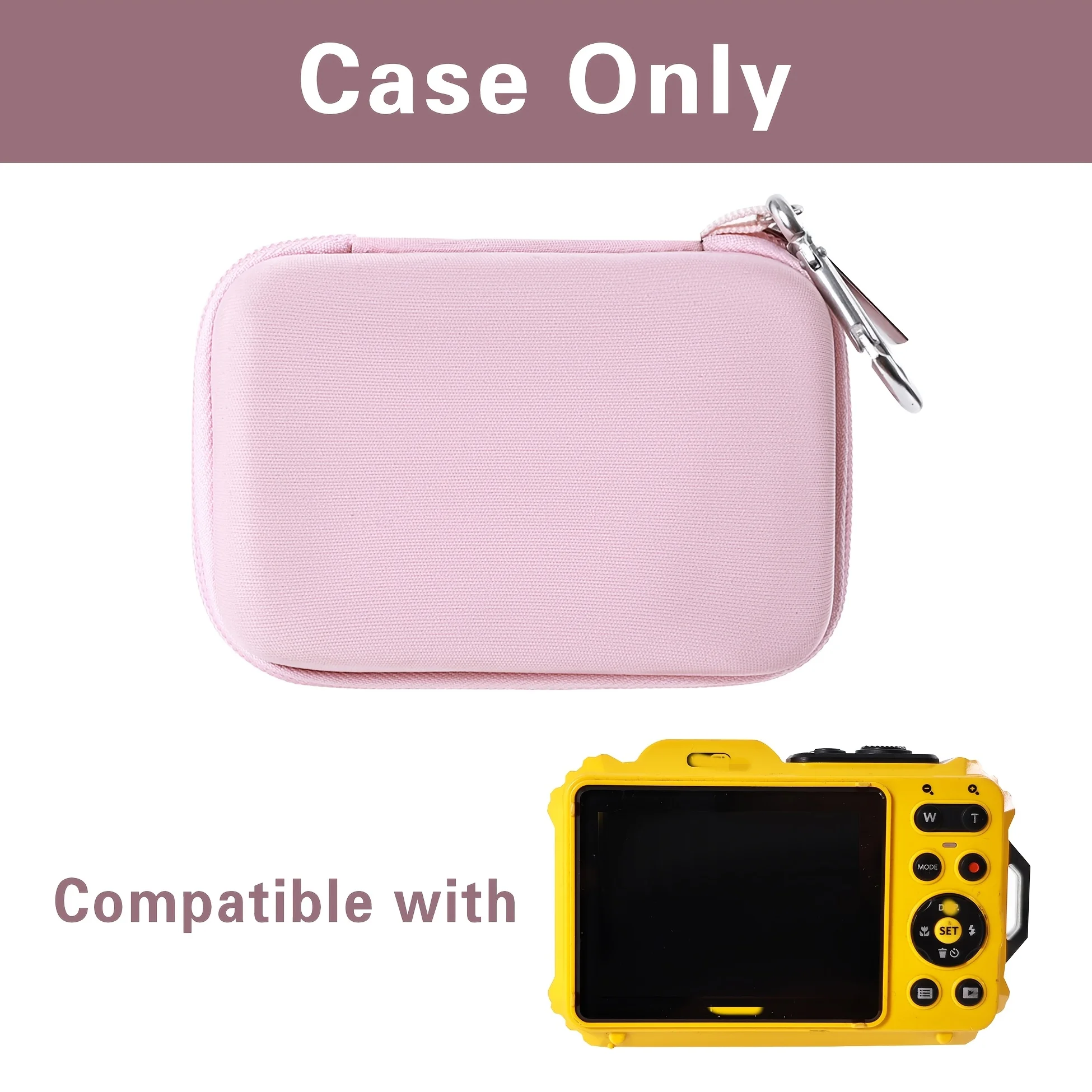 Hard EVA Protective Case for WPZ2 CameraPortable Waterproof Storage Bag for Outdoor Shooting and Travel with Anti-Theft Buckle image 4