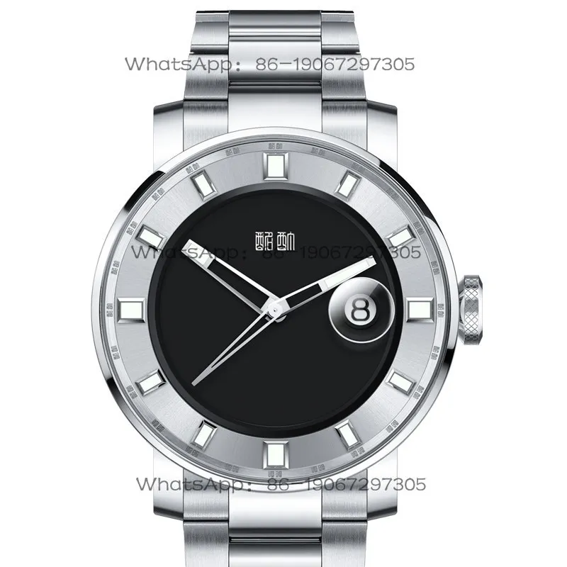 Custom 2026 New Guochao Watch Men's Mechanical Watch Fully Automatic Luminous Steel Belt Diving Sports Watch Men's