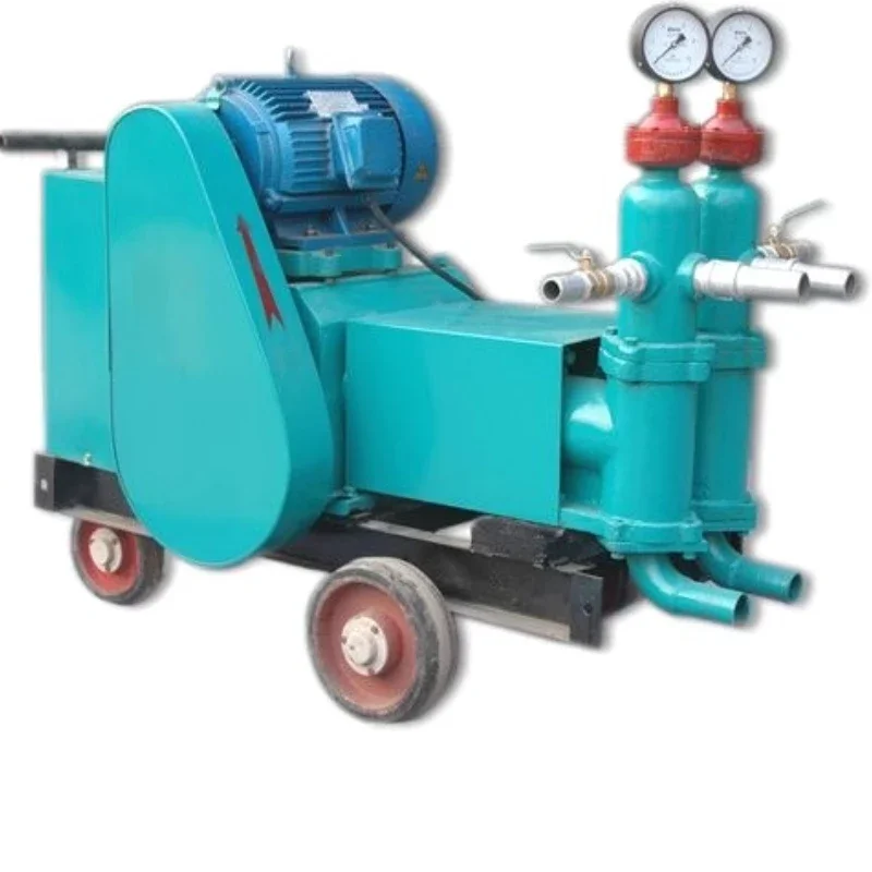 Cement mortar grouting machine, single cylinder pump reciprocating mortar machine