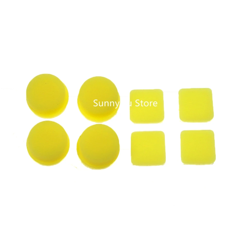 전면 후면 하우징 쉘 나사 발 커버, 고무 발 먼지 플러그 커버, 3DS XL LL, 신제품 3DSLL, 1 세트