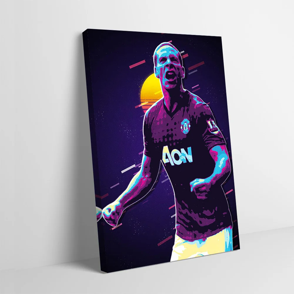 Rio Ferdinand Football Player Poster Customizable Printed Canvas Painting for Pictures Wall Art Room Decorating Interior Mural