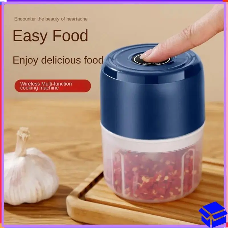 

Reliable Electric Food Chopper Garlic Crusher Meat Grinder Mini Garlic Press Vegetables Masher Machine USB Kitchen Gadgets Easy