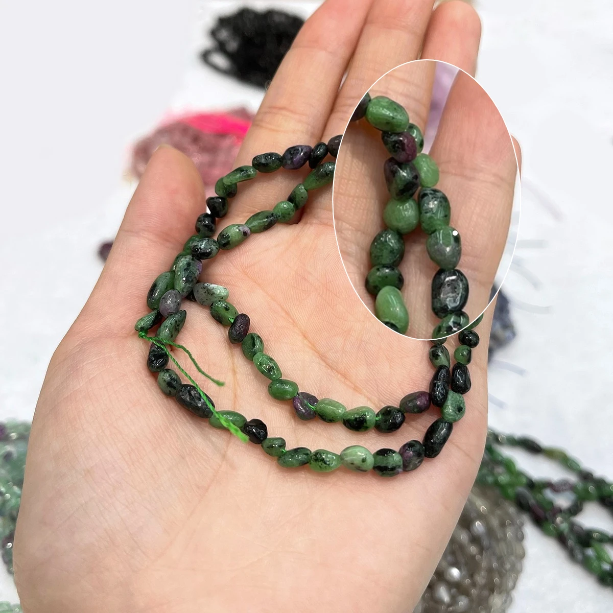 Natural Stone Agates/Amazonite Irregular Beads 3-5mm For Jewelry Making DIY Necklace Bracelet Chains Earrings Accessory