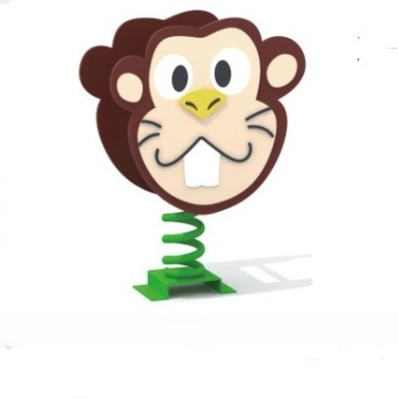Shake children's outdoor park cartoon spring, children's play equipment