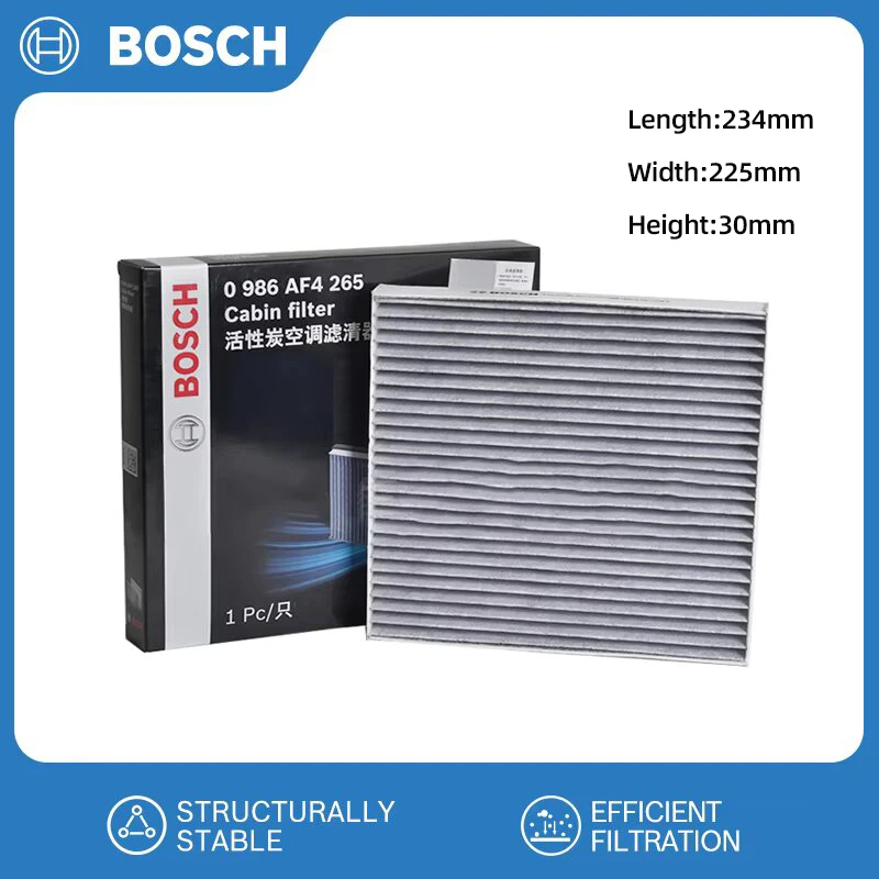 BOSCH Car Air Filter Air Conditioner Cabin Filter with Activated Carbon Replacement for Honda Accord Civic 8100407XKY00A18100235