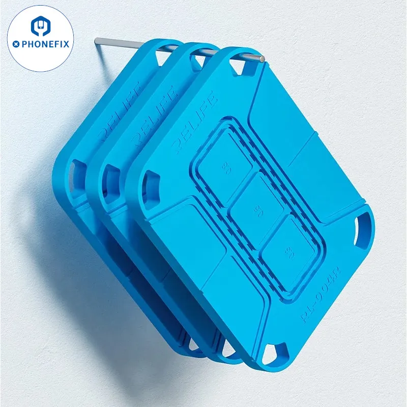 

Magnetic Tin Implant Pad RELIFE RL-004R BGA Reballing Tool Mobile Phone CPU IC Chips Rework Adsorption Silicon Soldering Pad