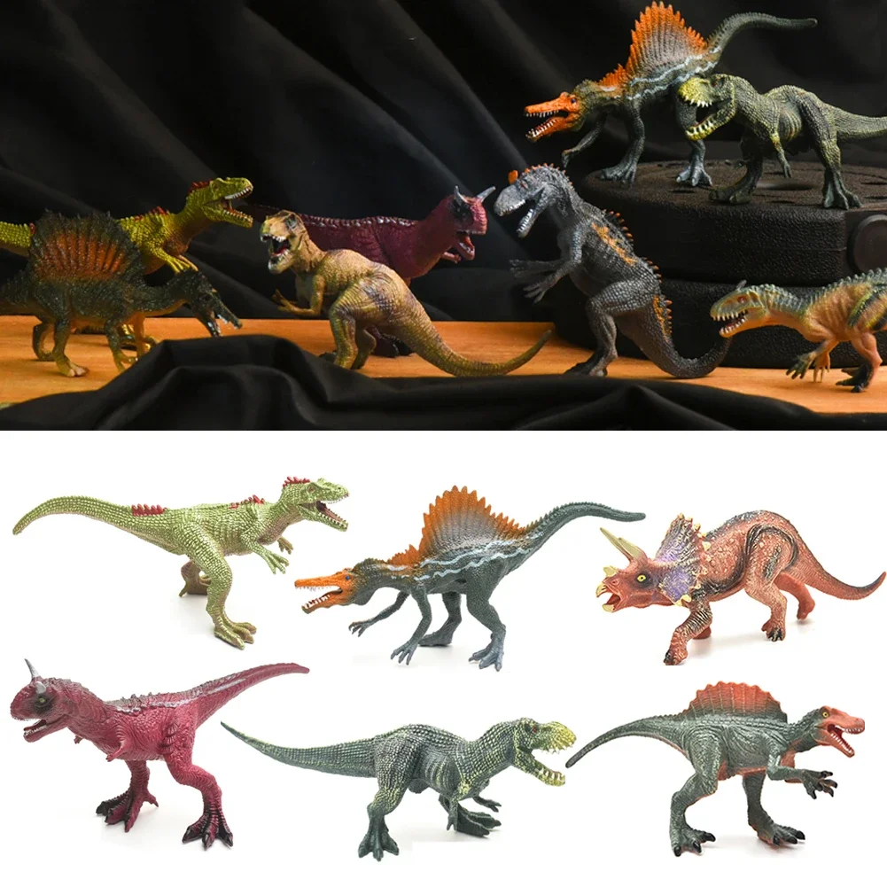 Mini dinosaurio de 2/4 piezas para niños, juguetes educativos, figuras pequeñas de animales de simulación, regalo