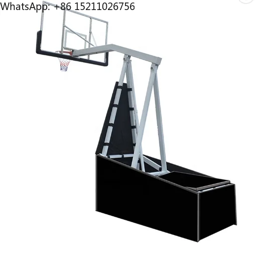 basketball hoop in ground outdoor fitness equipment adjustable basketball system