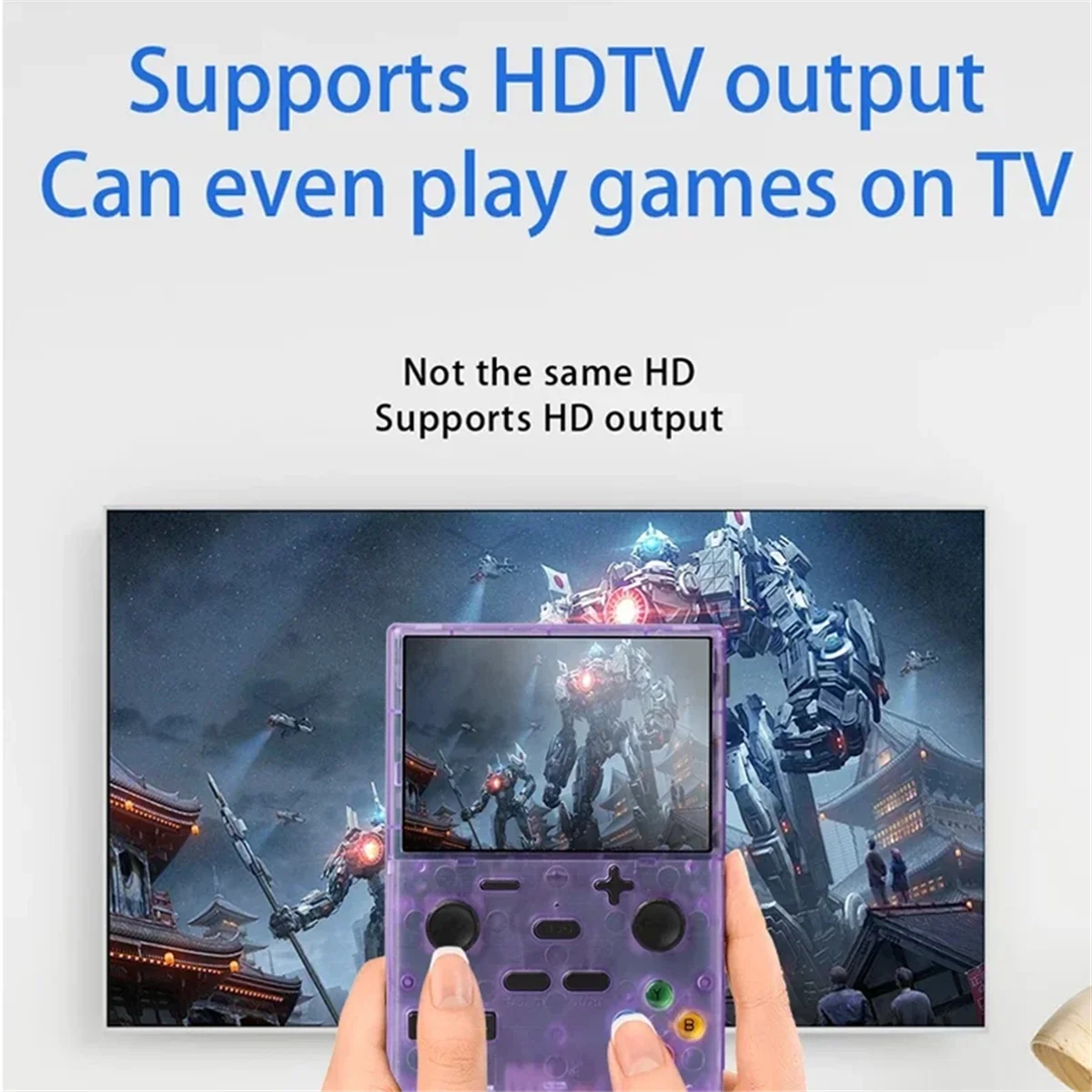 

XGB35 Handheld Game Console 10000+Games 3.5 Inch Screen Linux Supports Dual Player Arcade Game Console for PS1 GBA B-ABRJ