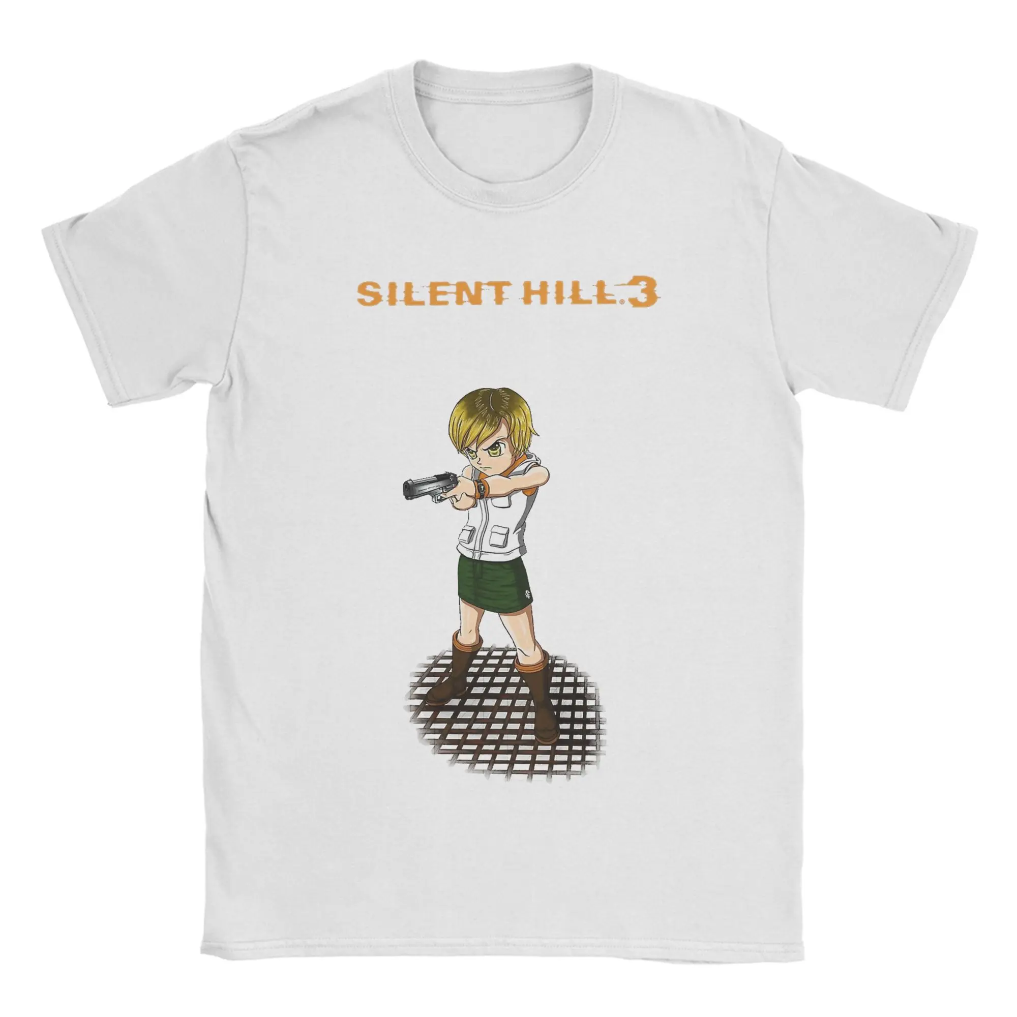 سايلنت هيل 3 هيذر ميسون تي شيرت رجالي من القطن الخالص تي شيرت رائع برقبة دائرية تي شيرت بأكمام قصيرة للحفلات #1