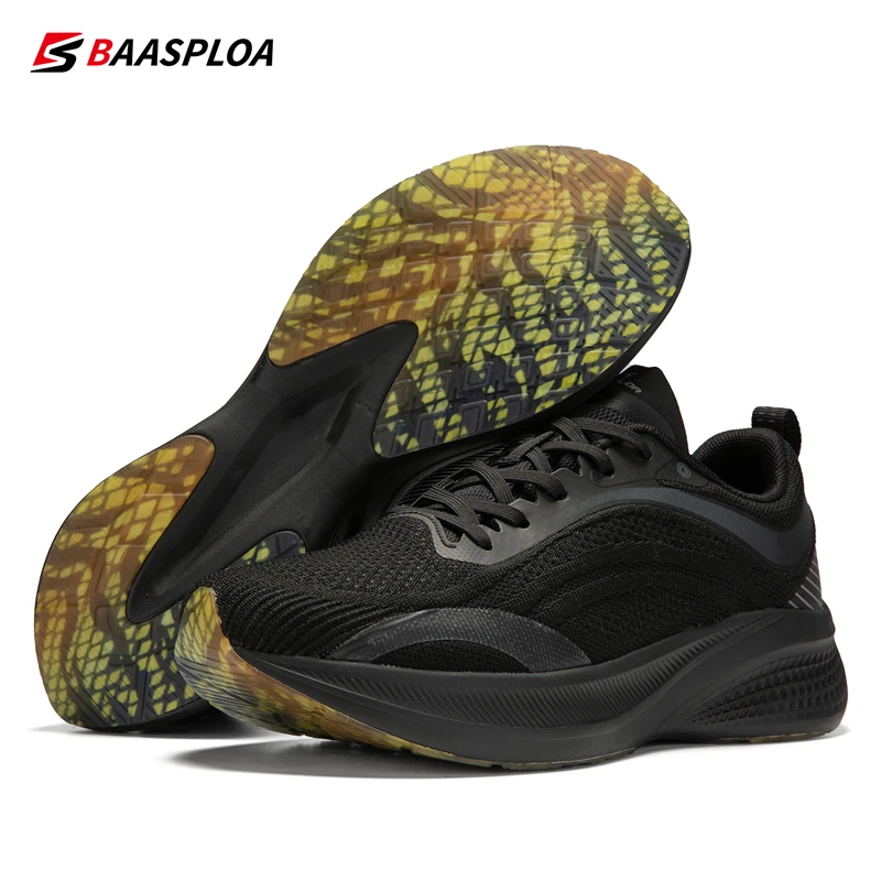 2023 Baasploa Men Running Shoes Outdoor Men Sports Shoes For Men Breathable Shockproof Wear-Resistant Training Men Sports Shoes