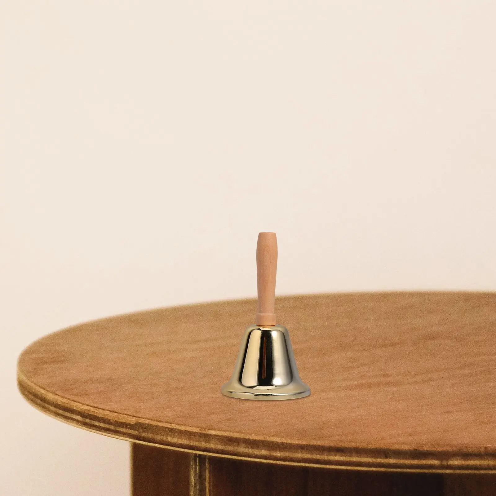 11.60X6.30X6.30Cm Lonceng Cincin Tangan Keras Logam Kelas Guru Layanan Resepsi Sekolah Pembantu Butler Lonceng Pernikahan Peringatan Desktop
