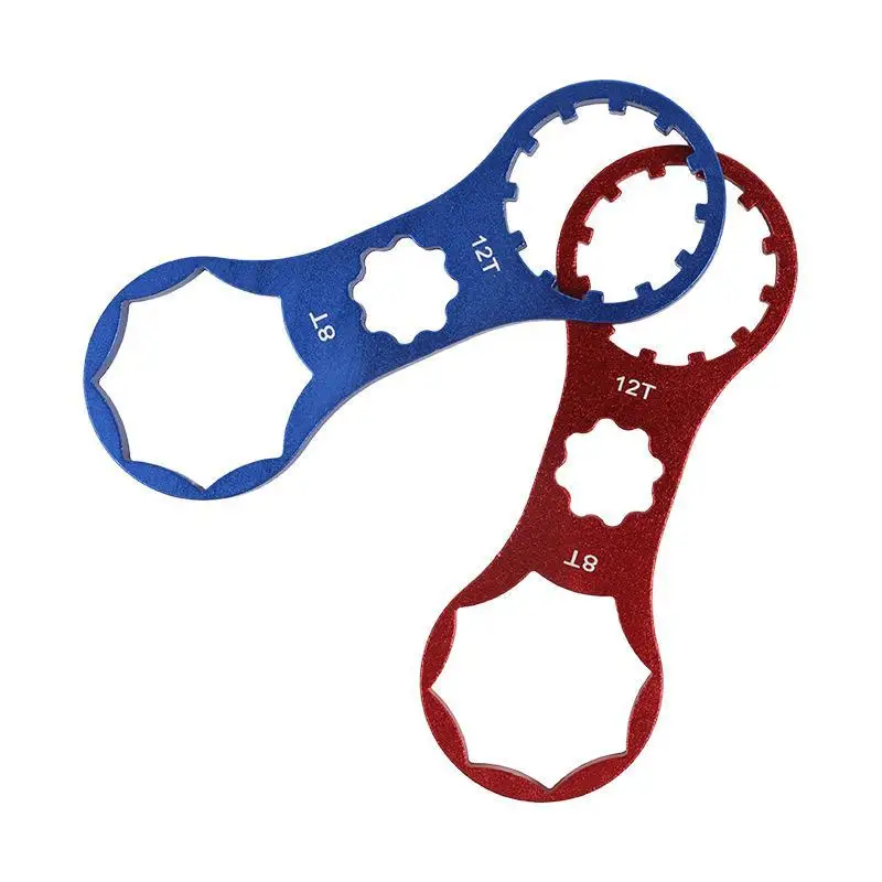 NewAluminum Alloy Bike Front Fork Cap Wrench Lightweight High Precision Perfect For Mountain Bike Repair Maintenance