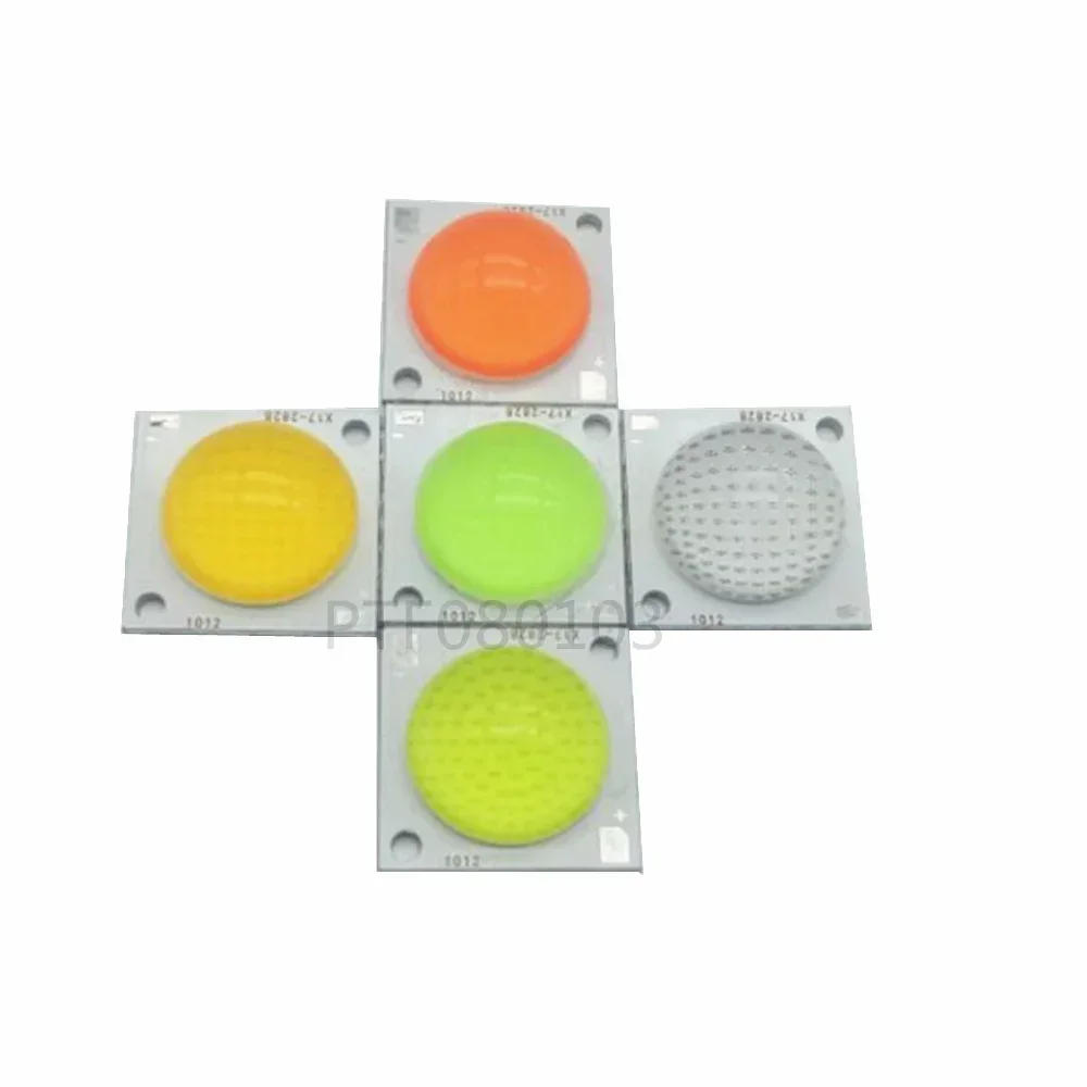 COB LED Lamp Chip Bulb DC30-32V 50W High Power COB LED Lamp beads White Red Green Blue with 60 degree Lens