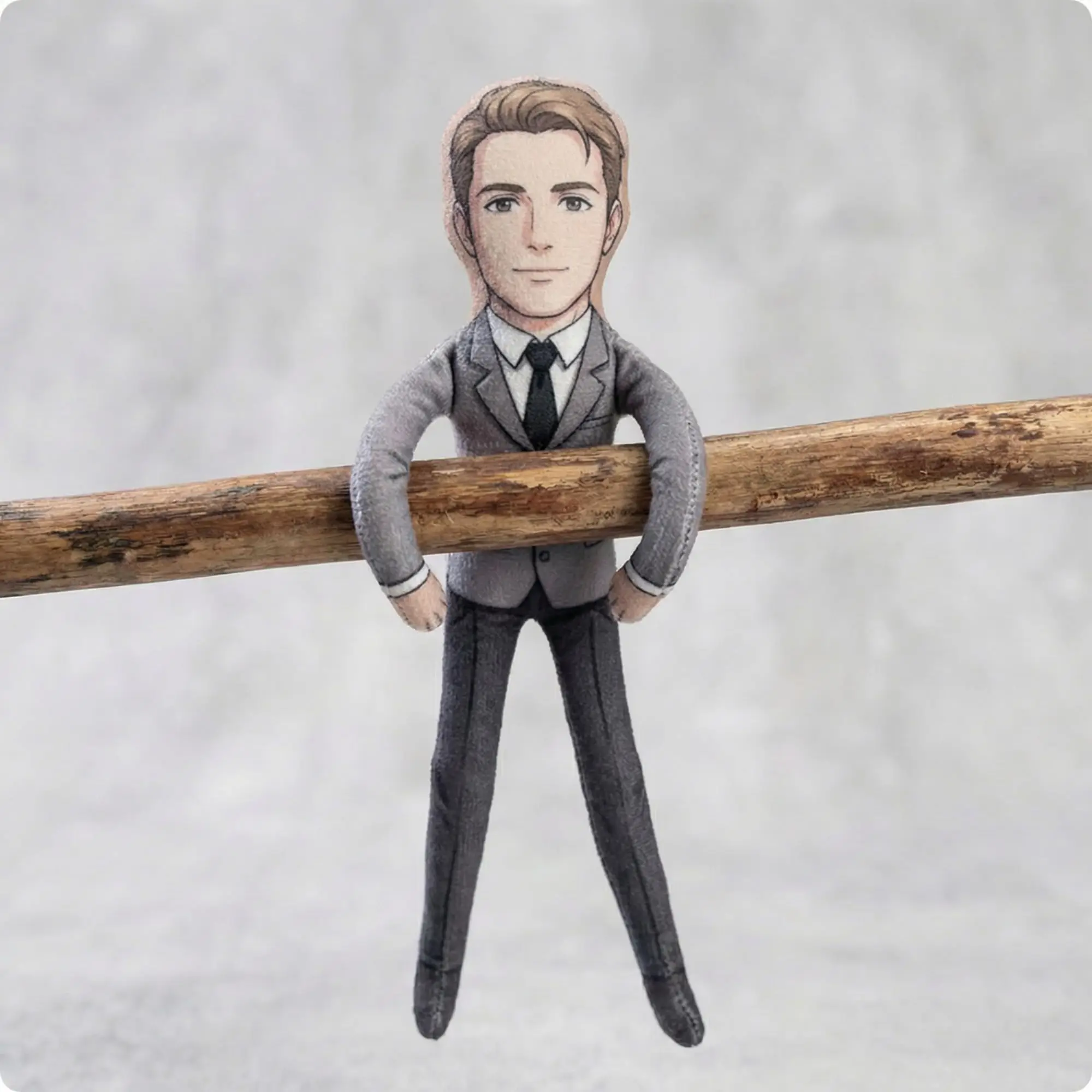 Custom Doll with Face Photo, Personalized Photo Doll Funny Bendable Plush Figure with Internal Wire, Unique DIY Photos
