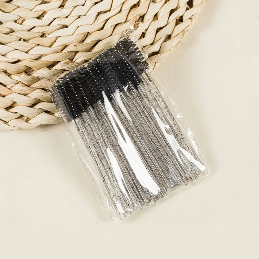 50-100PCS Crystal Wimper Borstel Kammen Professionele Wimper Extension Mascara Wands Make-Up Beauty Tool voor Wimpers