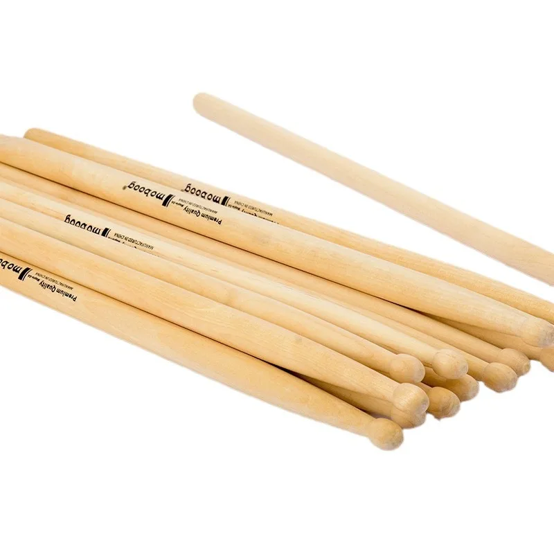 One Pair Professional Drum Sticks High Quality Hard Maple Wood Drumsticks 5A 7A Musical Instruments Percussion Accessories