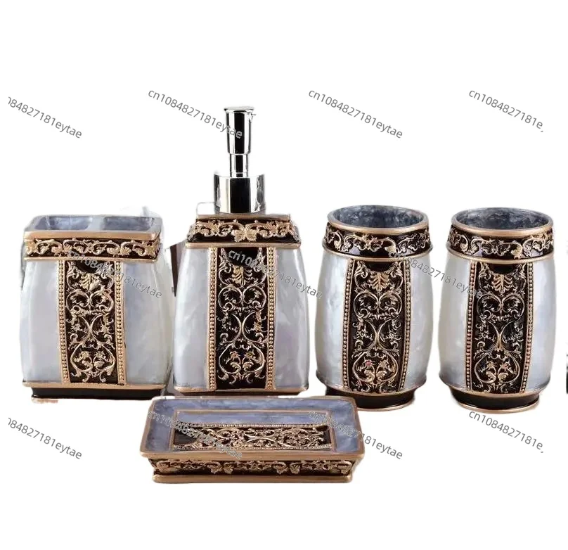 resin-bathroom-5-piece-set-toiletries-wash-supplies-home-decor-accessories-combination