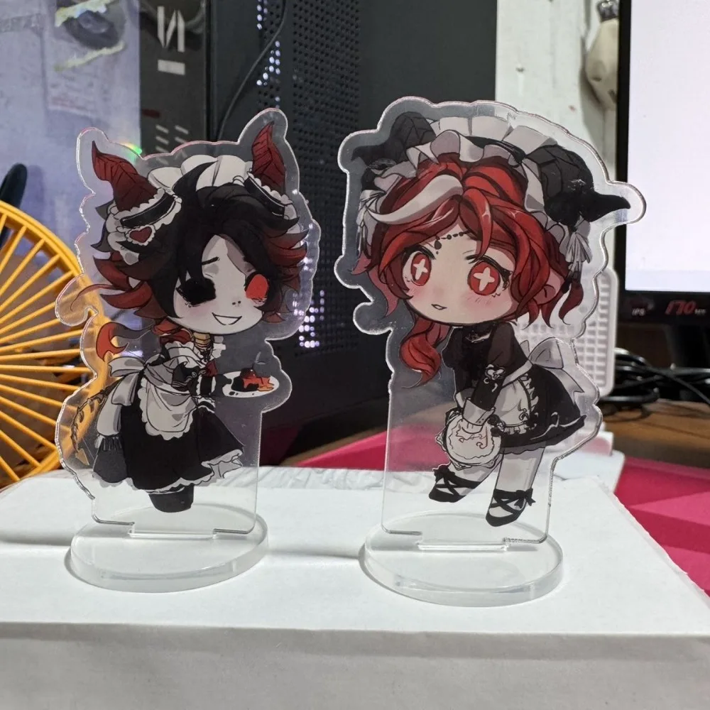 Game Identity V Standee Q-version Fools Gold Priestess Fiona Gilman Acrylic Plaque Model Plate Transparent Desktop Ornament Gift