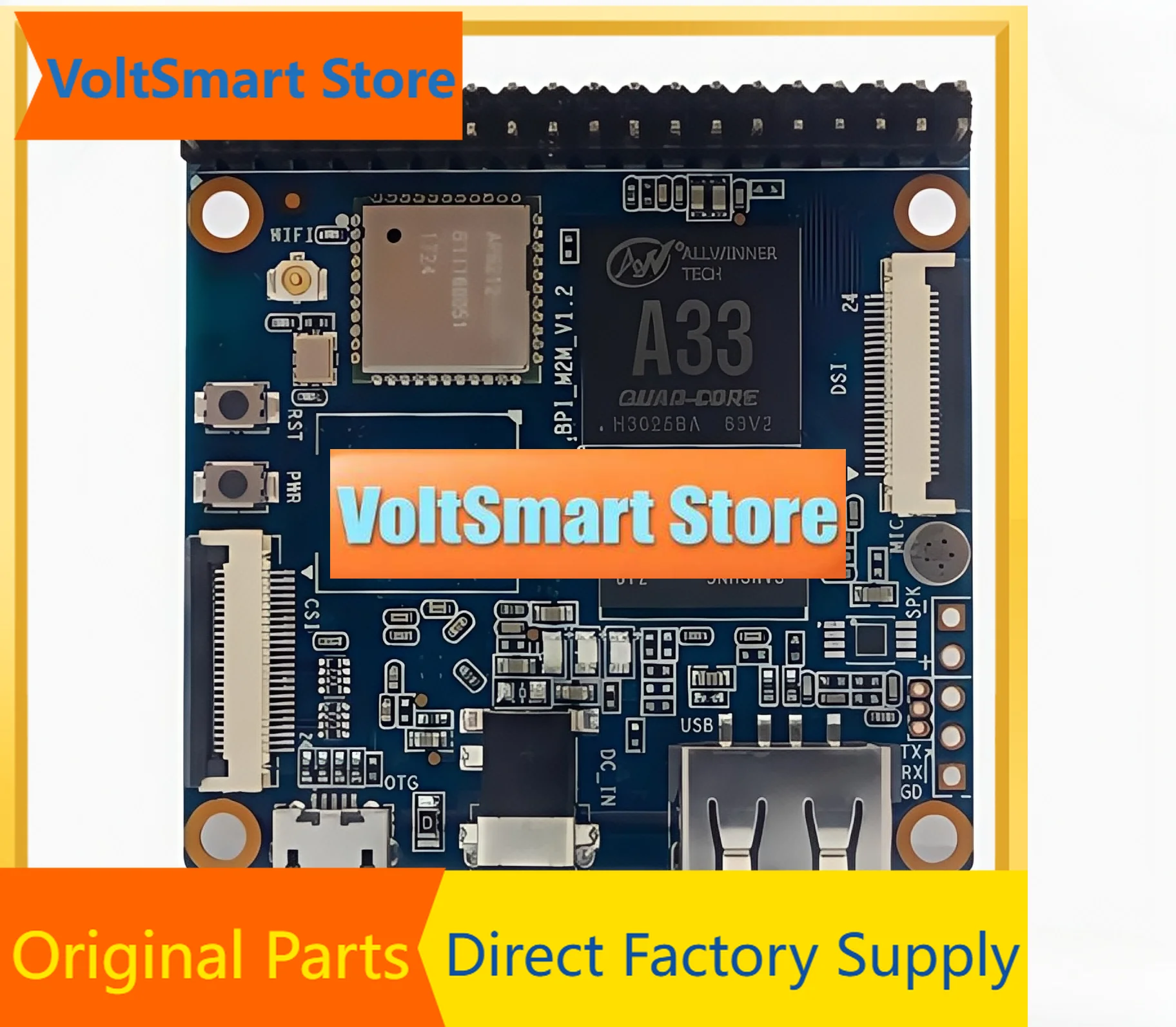VoltSBanana Pi BPI-M2 Magic (BPi-M2M A33) Quad-core Open Source IoT Development Board