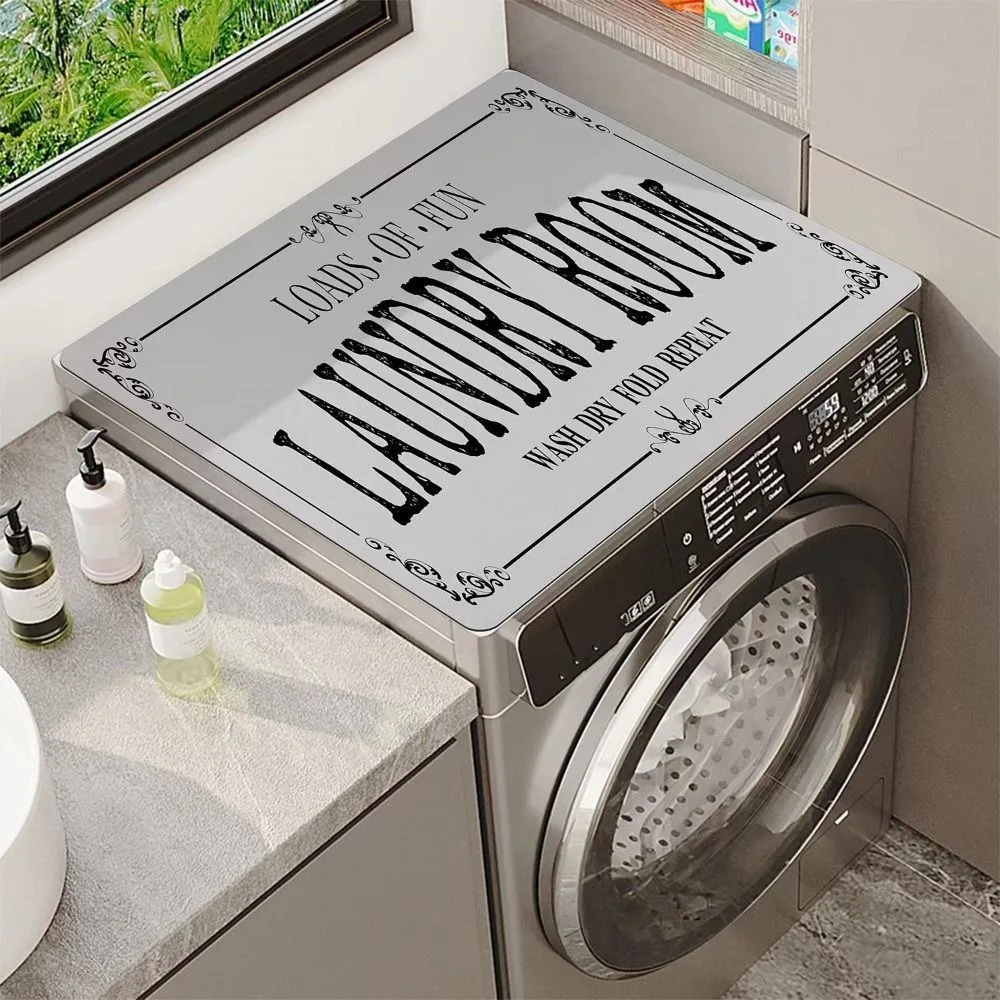 

Anti-slip Washing Machine Sunscreen Cover Dustproof Water-absorbing Drum Washing Machine Pad Wear-resistant