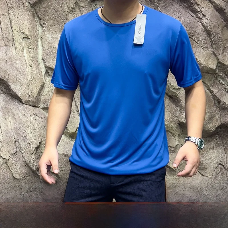 

Men's Lightweight Qui-Dry Cool Breathable ort-Sve T-irt Running Casual Summer Sport Leisure round Ne Color