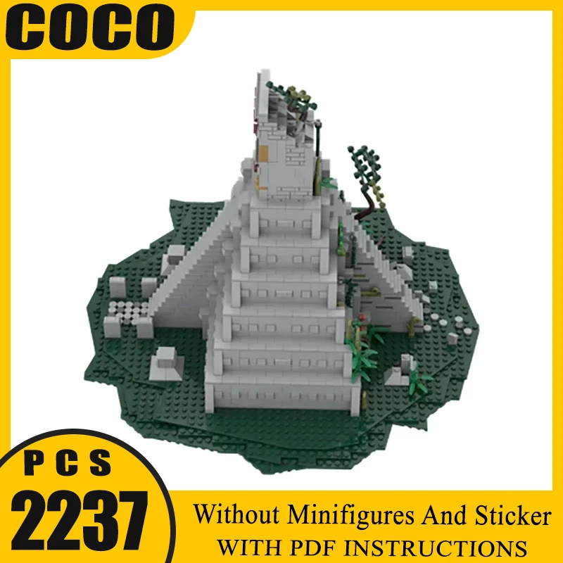 

Castle Moc Building Blocks Maya Temple Model Technology Bricks DIY Assembly Magical Ancient Street View Toys Gifts